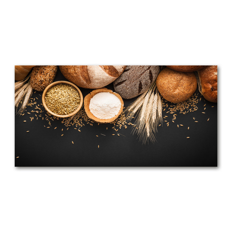Bread And Wheat - Wrapped Canvas Print