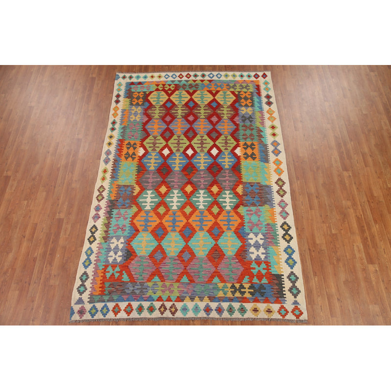 Colorful Kilim Oriental Area Rug 7x10