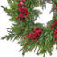 24" Natural Touch With Berry Wreath-131264257