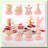 45th Birthday Glitter Paper Banner Set