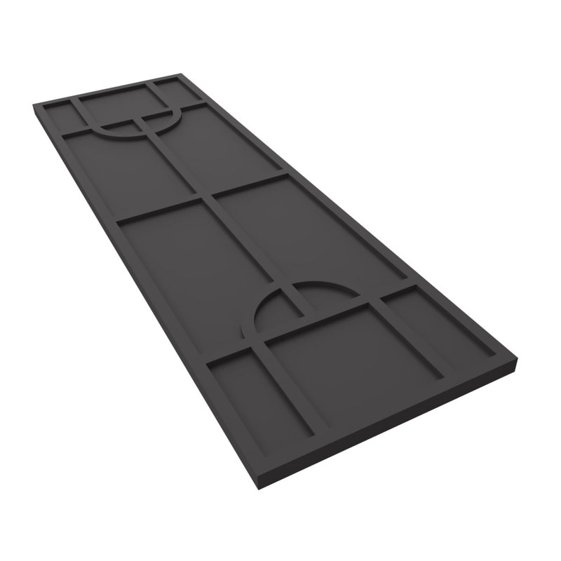 Volets de style moderne nordique EnduraCore Composite, L 12 po, H 75 po, Shadow Mountain