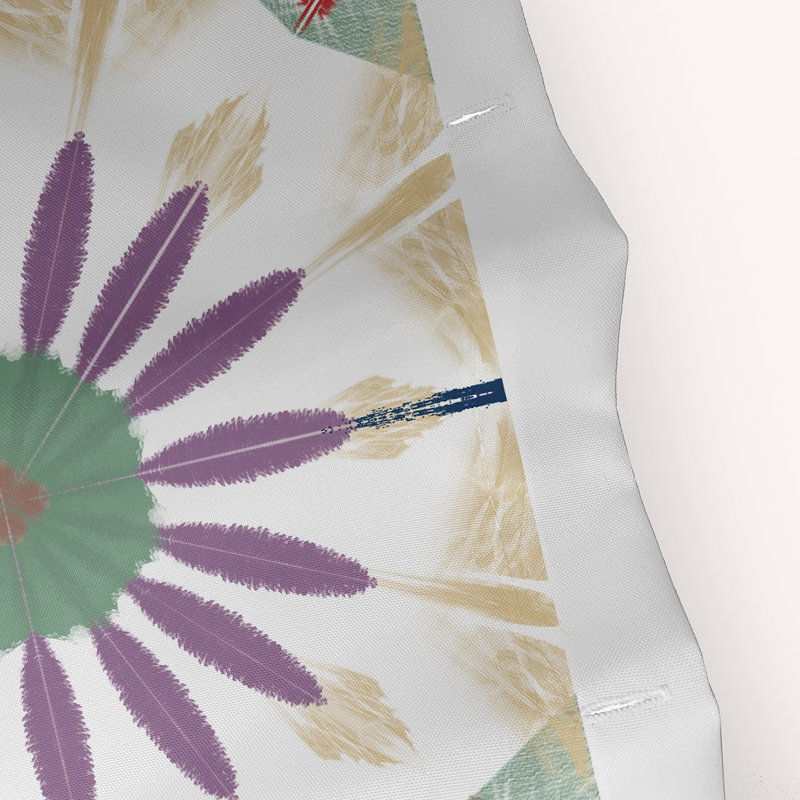 Friedman Floral Shower Curtain, Green