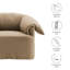 Fauteuil surdimensionné en tissu Lark-109729076