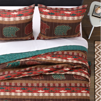 Greenland Home Fasions Canyon Creek Multi Standard Sham, 20x26