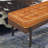 Clarkson Solid Wood Frame Genuine Leather Bench-141384815