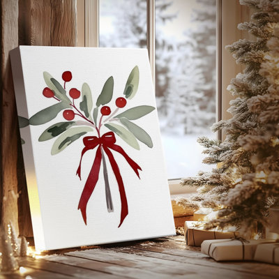 Wreath of Pearled Promise-Premium Gallery Wrapped Canvas