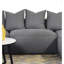 Fauteuil sans accoudoir avec coussin décoratif Amherst