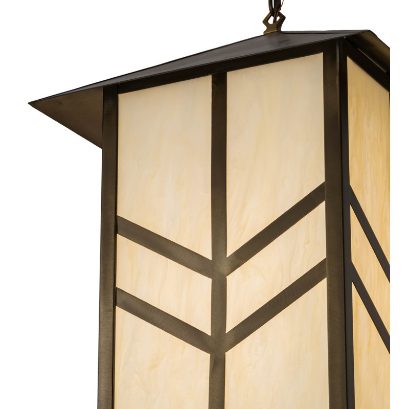 Luminaire suspendu 17 po carré Santa Fe