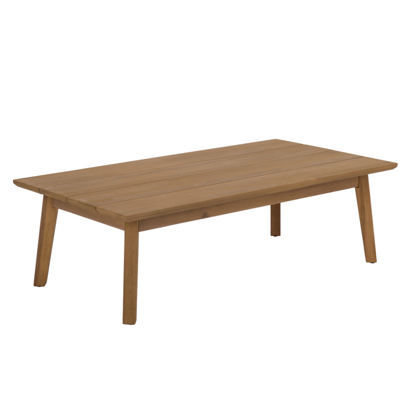 Banc de patio + table Dasmon, Oak/Ivory