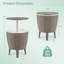 Table basse 10 gallons avec seau à glace 3-en-1 table basse télescopique-856120377