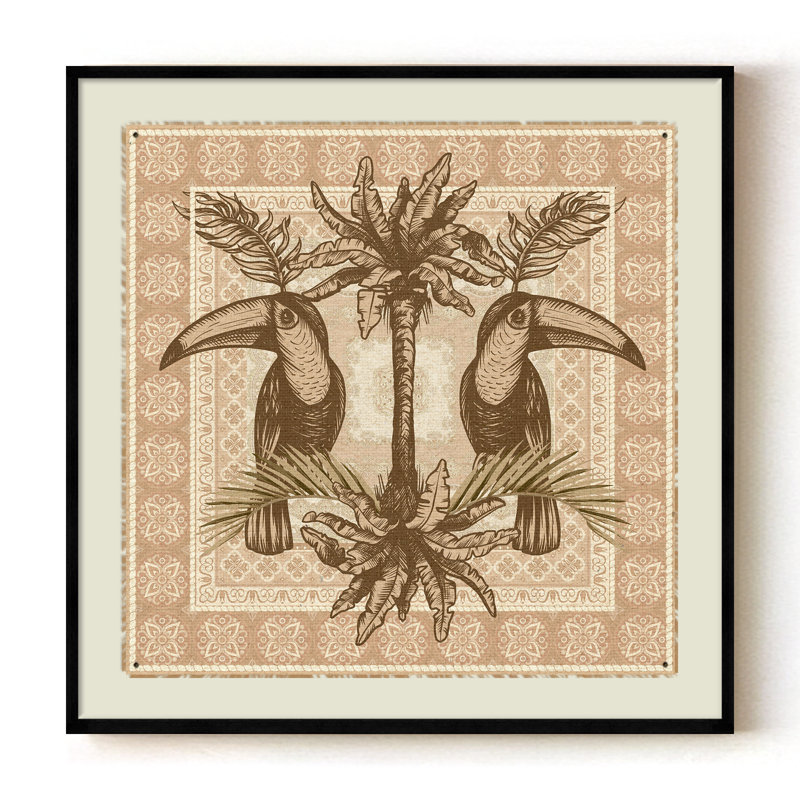 Toucan Sonata, 20" H x 20" W, Black