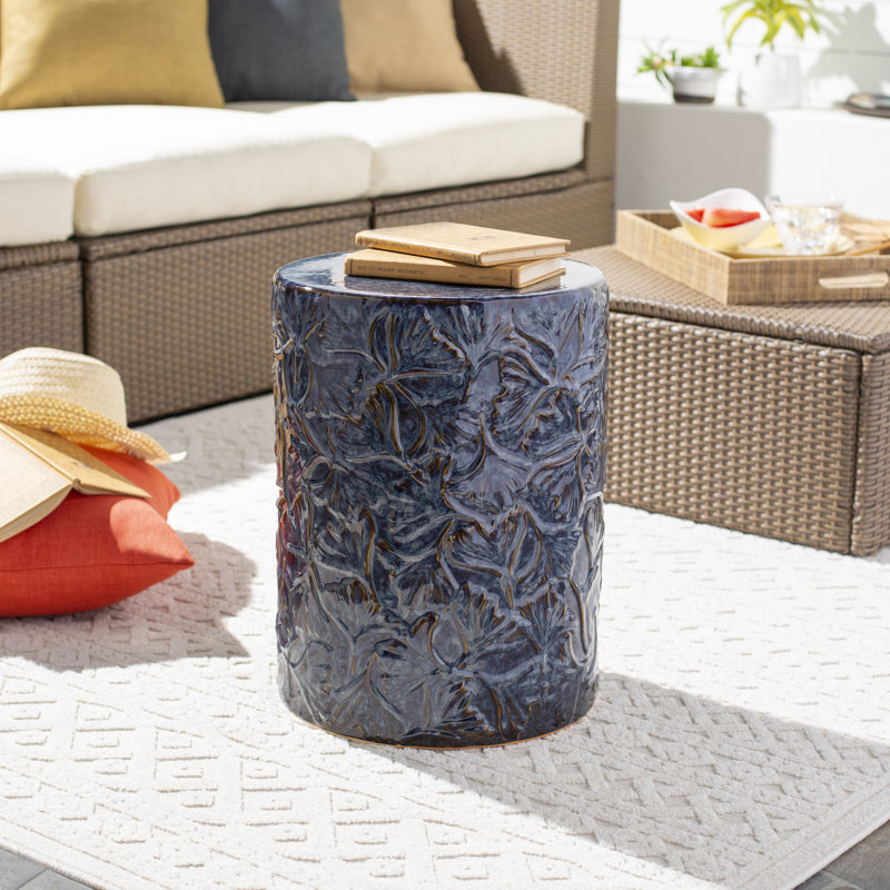 Tabouret de jardin Knarr, Bleu