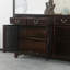 Buffet en bois massif de grande capacité
