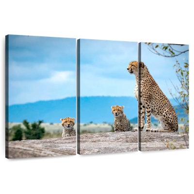 Guépard et petits animaux Brampt