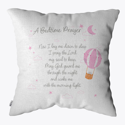 White Square Throw Pillow Cover