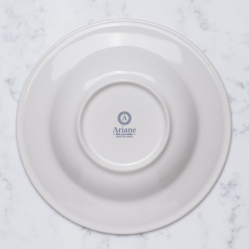 Assiette creuse en porcelaine Paros-Aqua