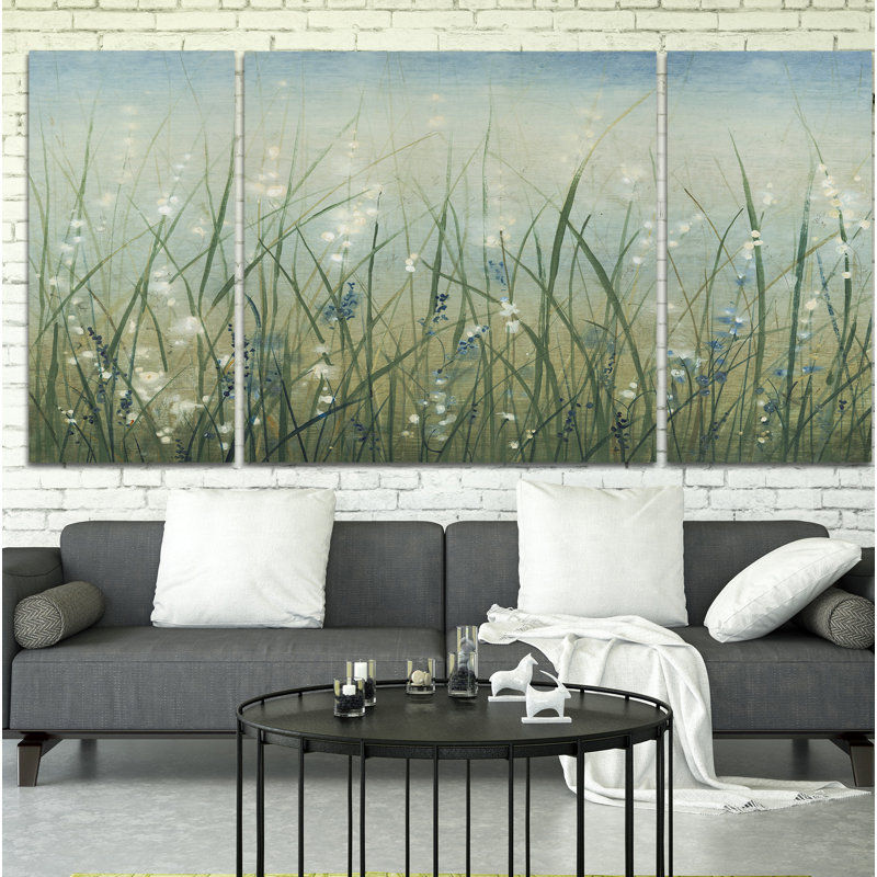 " Bliss I " 3 - Pieces, 40" H x 80" W x 1.5" D