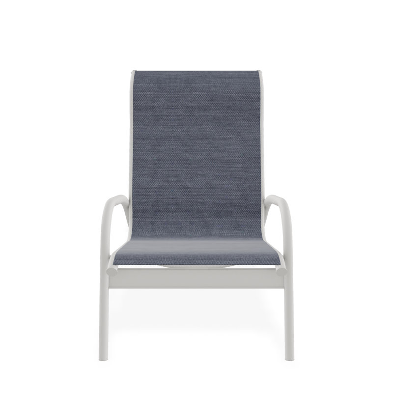 Beach Chair, Textured Snow, Augustine Denim