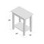 Eftim Plantation-Grown Mahogany End Table
