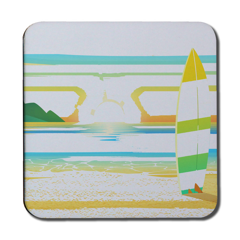 Square 6 Piece Coaster Set