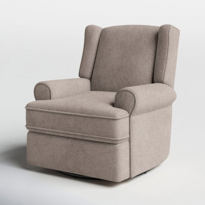 Claudina 33"" Wide Manual Glider Wing Chair Recliner -  Birch Lane™, 7D03854ABE30411C8461EF7B803D2897