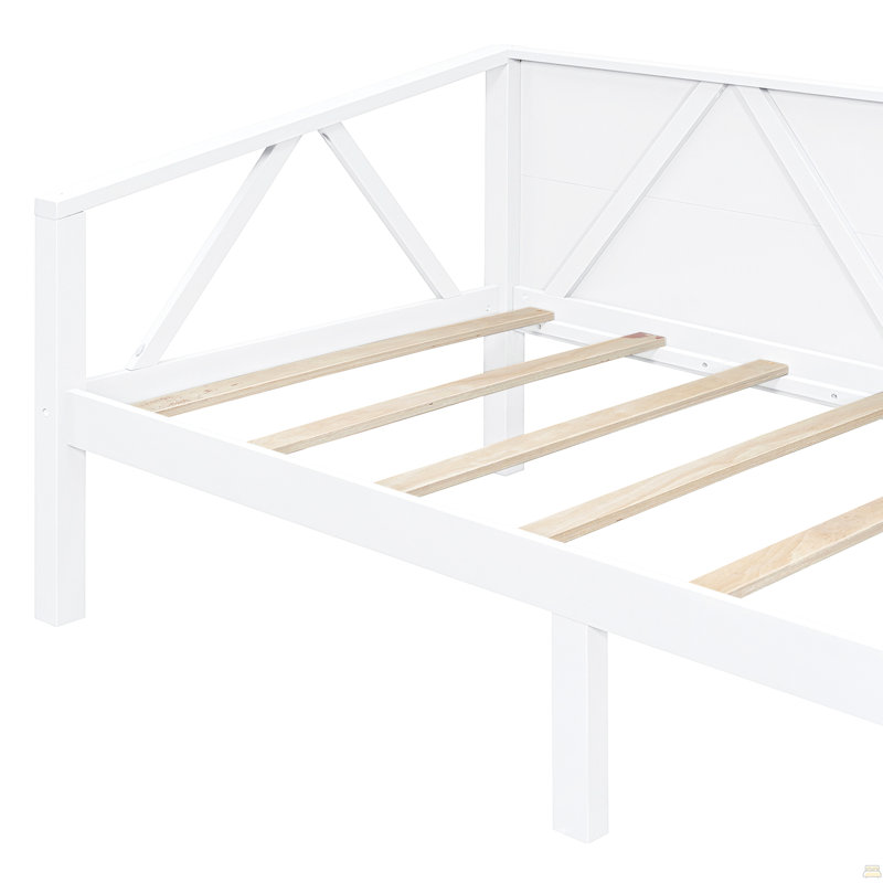 Lit de jour simple, Twin, Blanc