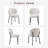 Upholstered Dining Chair with Thick Cushioned Seat-1389765733