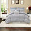 Ensemble de literie pour grand lit en jacquard de polyester Shabby Chic pour la maison