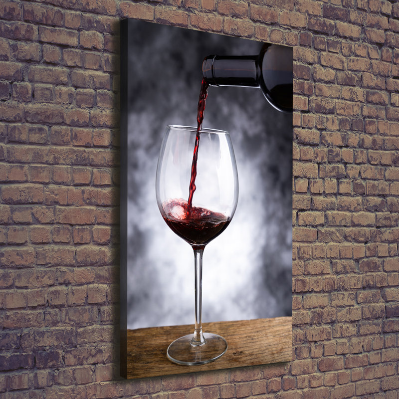 Red Wine - Wrapped Canvas Print