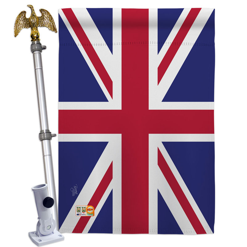 Ensemble de drapeaux en polyester 2 côtés 40 x 28 po