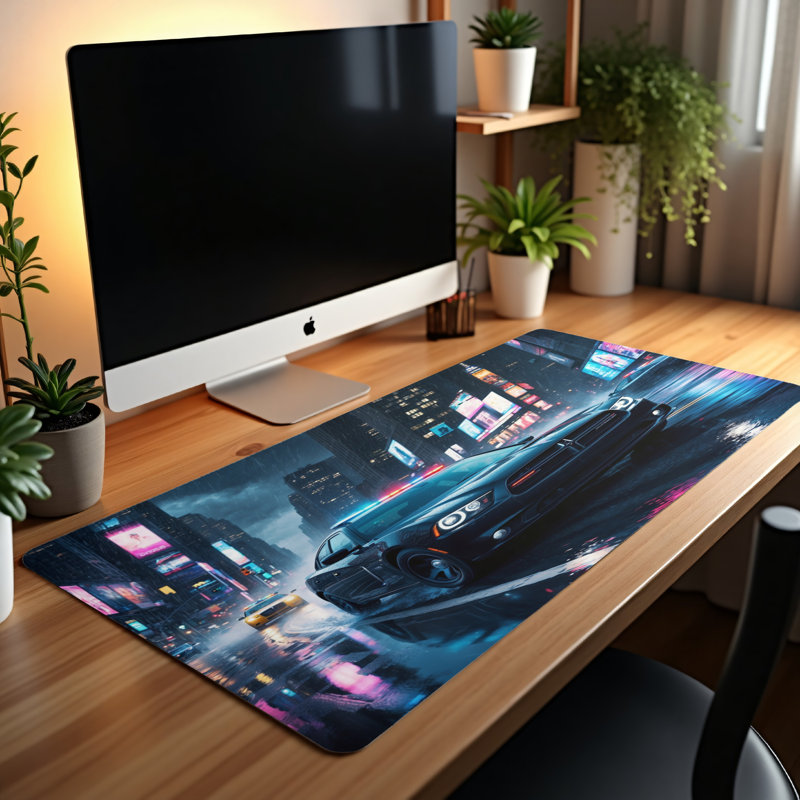 Polyester Desk Pad, 14.4x12.1