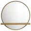 Miroir de salle de bain mural avec tablette Benson