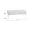 Berry Polyester Upholstered Bench
