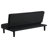 Boston Black Tufted Convertible Sofa Bed