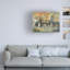 Art mural sur toile tendue - Art mural de Stephen Calcasola «Suffield Historic Town Graveyard» pour le salon, la chambre à coucher ou le bureau - 18 x 24