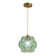 Flower Petals Tiffany-Style Ceiling Pendant Light With 8-Inch Shade**