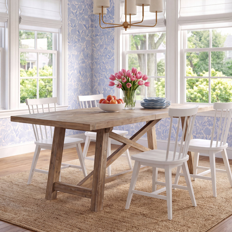 Bianca Extendable Dining Table, Weathered Natural