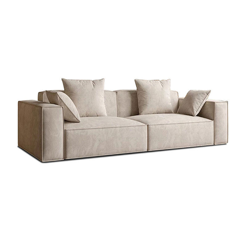 Canapé modulaire 86,61 po 100% polyester, Beige