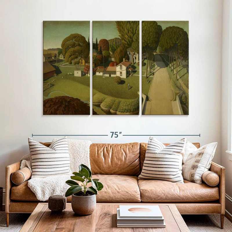 Alvord The Birthplace Of Herbert Hoover, 42" H x 65" W