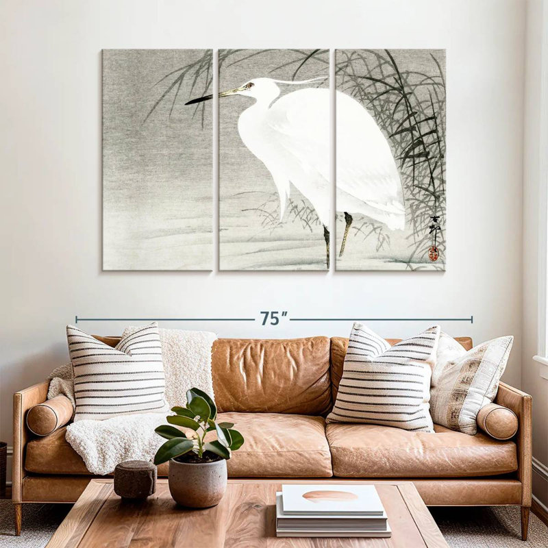 Brampt Little Egret, 42" H x 65" W