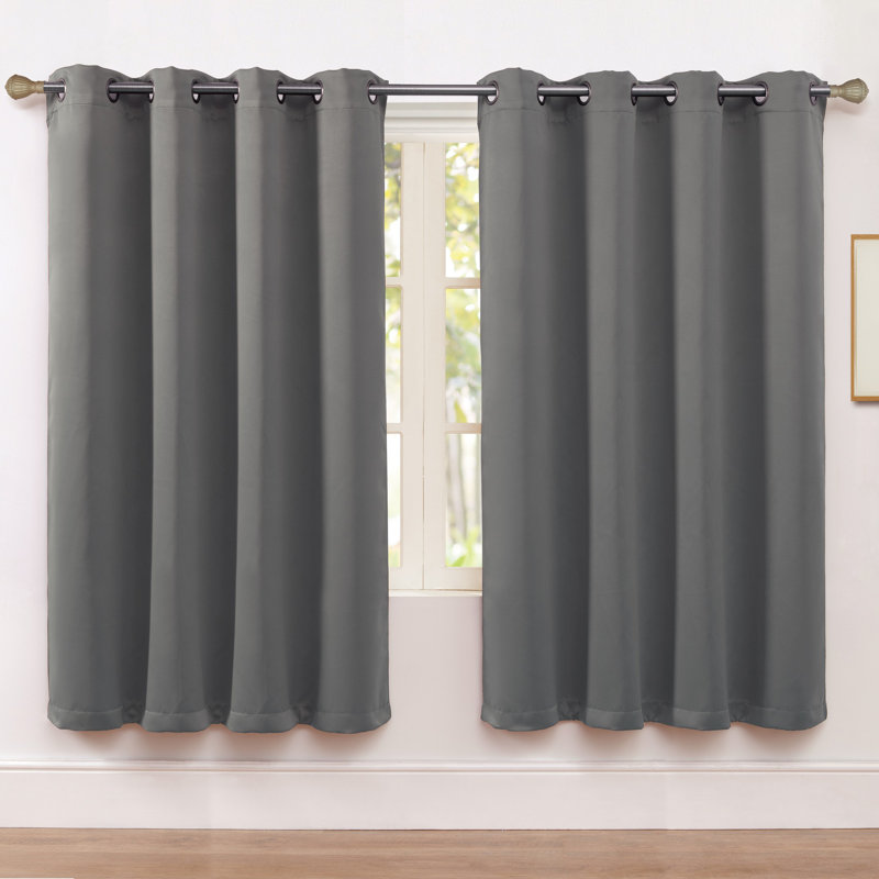 Rideau occultant Neil, L 52 po x L 63 po, Gris anthracite