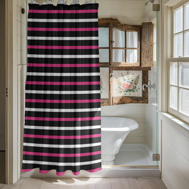 Rose Charm - Premium Shower Curtain 3, 74"H x 71"W