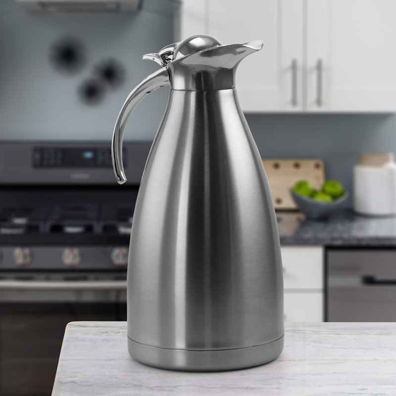 Carafe à café en acier inoxydable 8,5 tasses 2L