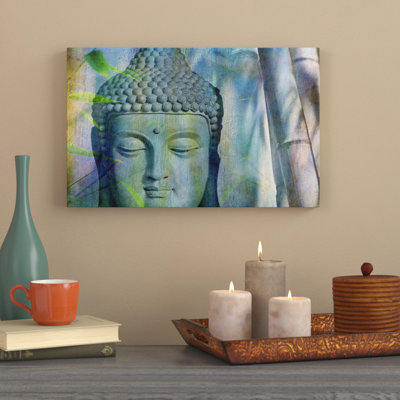 " Buddha With Bamboo " by Cora Niele