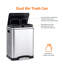 Azen Step On Kitchen Trash Can - 7.8L