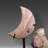 Pink Amethyst Crescent Moon Display