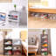 Boîte de rangement pour chaussures transparente avec porte magnétique, range-chaussures empilable pour étalage de chaussures, contenants à chaussures en plastique épais-1269033880