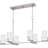Fosco 6 - Light Steel Dimmable Kitchen Island Square / Rectangle Chandelier-1447408143