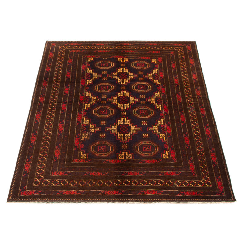 Teimani Navy Rug 4'7" x 6'4"