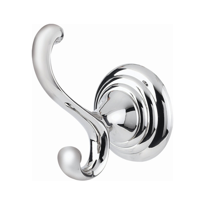 Embassy Single Robe Hook, Polished Nickel